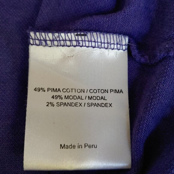 US$125 Tory Burch Lidia Long Sleeve Ruffle Polo Shirt Top Blouse Size S EUC Peru - Picture 7 of 11